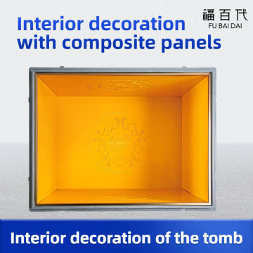 Luxury Interior Tomb Design with Decorative Panel