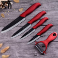XYj Kitchen Ceramic Knife Set 3'' 4'' 5'' Chef Slicing Paring Knife Vegetable Slicer Double 2 Slice Blade Kitchen Tool Potato