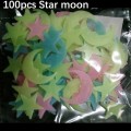 100pcs Star moon