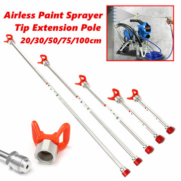 20/30/50/75/100cm Sprayer Extension Rod Airless Paint Spray Guns Tip Extension Pole for Titans Wagner Spraying Machine