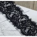 6 Meters/lot 8cm wide silver Eyelash Lace Trim Fabric Flower DIY Crafts Wedding Dress Clothing Lngeire lace material Ribbon lace