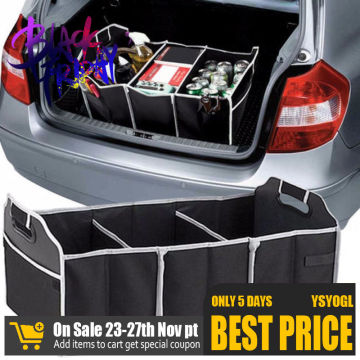 Car Organizer Trunk Folding Collapsible Storage Bag Cargo Container Bags Box Car Stowing Tidying Interior Parts Auto Accessories
