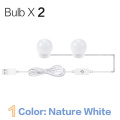 Nature White 2Bulbs