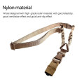 Multi-Function Nylon Outdoor Climbing Tactical Strap Oblique Shoulder Strap Bungee Rifle Airsoft Sling Hunting Strap Single Poin