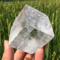 50g+ Natural Iceland spar quartz Crystal Museum Quality Fine Teaching specimens
