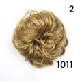 Women DIY Elastic Wig Hair Ring Curly Scrunchie Bun Chignon Ponytail Hairpiece Girls Hair Accessories Bud Head