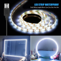 USB Makeup Mirror Light 1M 2M 3M 4M 5M LED Hollywood Vanity Lights 5V Waterproof LED Dressing Table Lamp For Bathroom Decoration