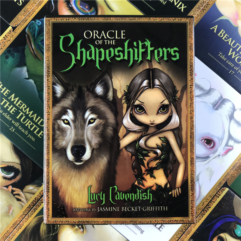 Oracle of the shapeshifrors Tarot Cards Guidance Divination Fate Board Game Card Outdoor Camping Party Entertainment Games