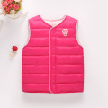 Children Clothing Winter Outerwear&Coats Animal Graffiti Thick Princess Girls Vest Hooded Kids Jackets Baby Girl Warm Waistcoat