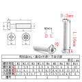 10pcs/lot M3 M4 M5 M6 35/40/45/50/55/60 mm A2-70 304 Stainless Steel Cross Phillips Pan Head Screw Round Bolt