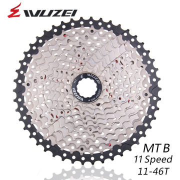 WUZEI 11S 22S 33S 11-46T MTB Mountain Bicycle Free Wheels Steel Flywheel 11 Speed Cassette Sprocket Compatible for Parts M9000