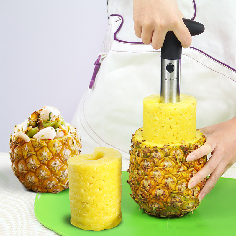 1Pcs Stainless Steel Easy to use Pineapple Peeler Accessories Pineapple Slicers Fruit Knife Cutter Corer Slicer Kitchen Tools