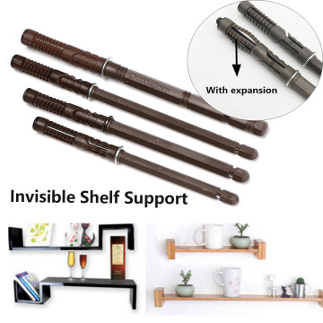 Metal Invisible Shelf Brackets Heavy Duty Concealed Hidden Furniture Wall Mount Shelf Durable Support Bench Board Convenient