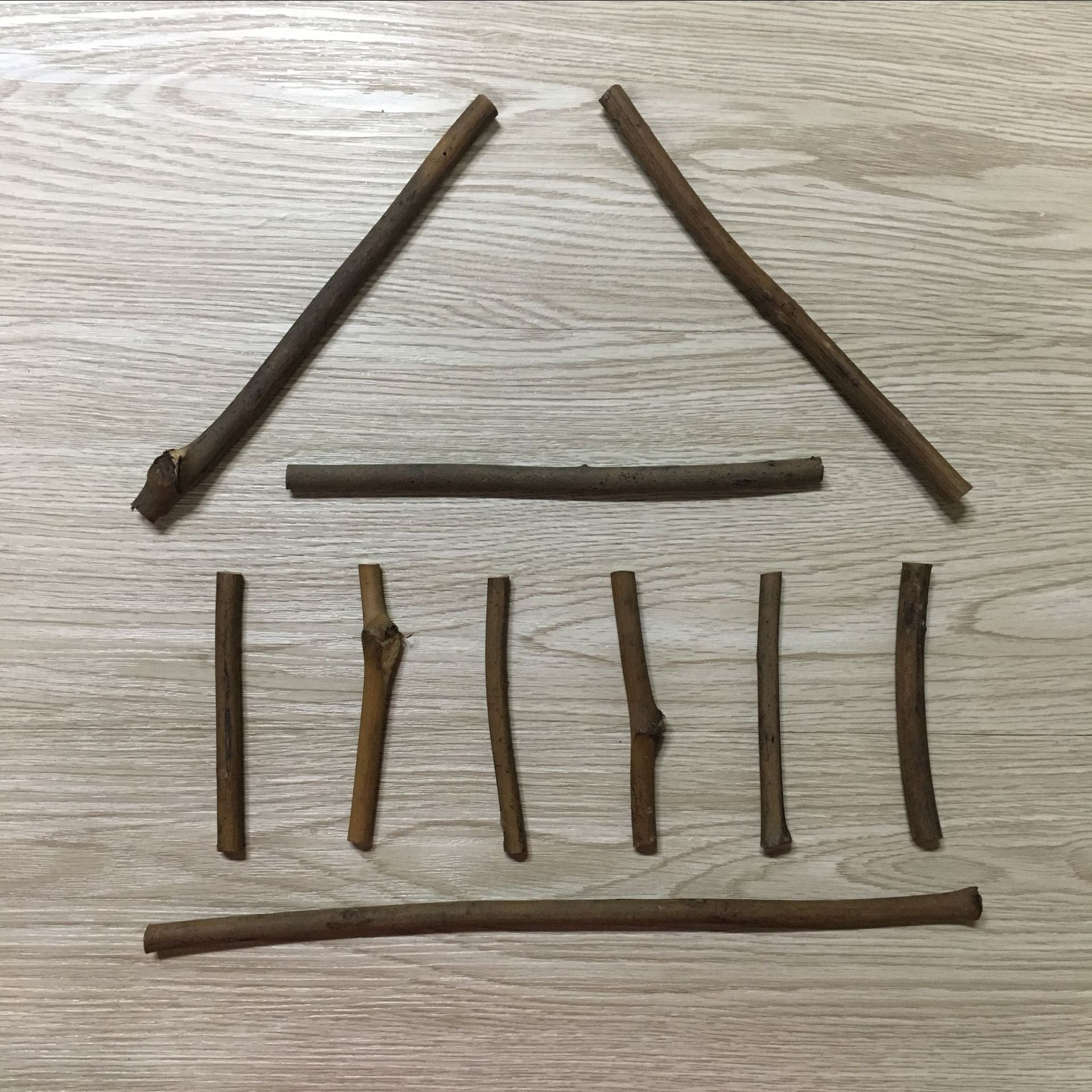 10pcs 10cm/20cm/30cm Long 0.7-1cm Diameter Wood Log Sticks for DIY Crafts Photo Props Christmas Wedding Decor