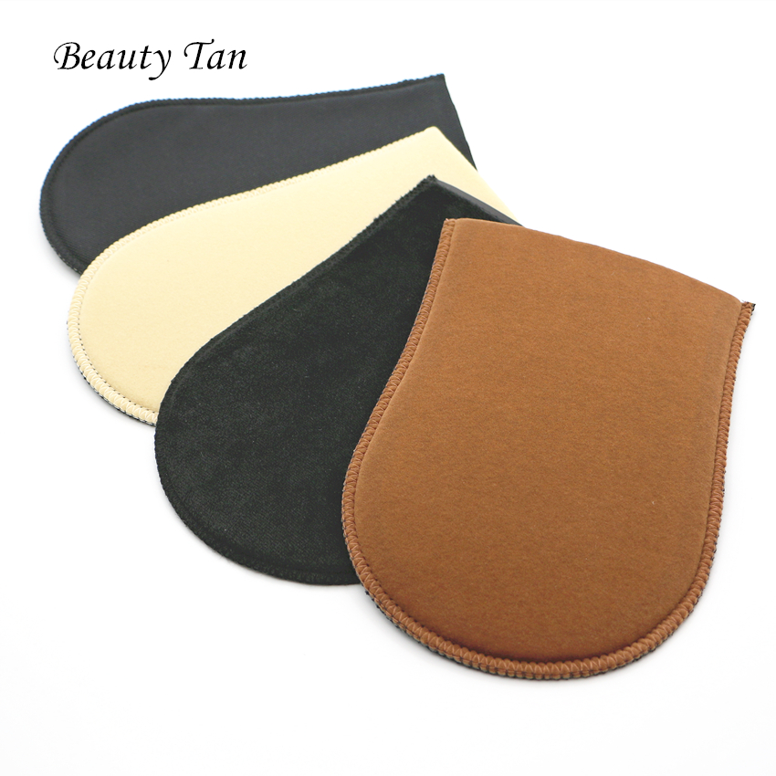 2pcs/lot Self Tan Mitt Tan Applicator of Tanning Lotion Spray Tan for Bronzer Soft Velvet can be reusable