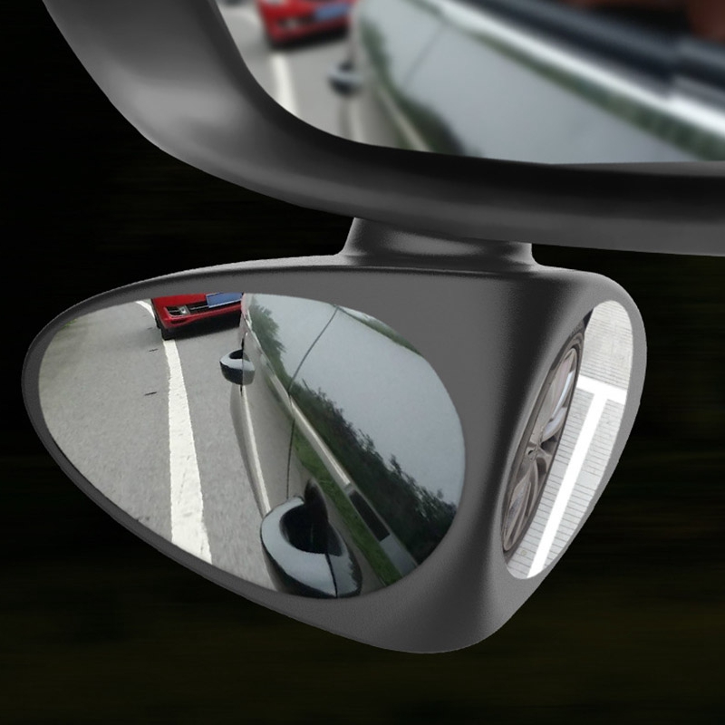 1 Piece Adjustable Dual Side Car Blind Spot Convex Mirror Automibile Exterior Rear View Parking Mirror Safety Accessories