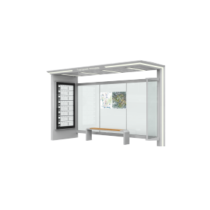 Intelligent Solar-Powered Bus Stop Shelter