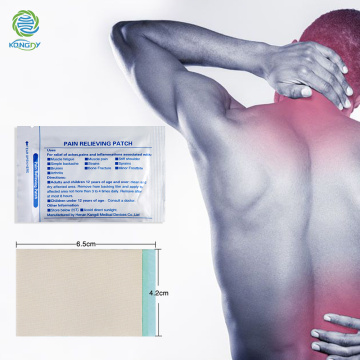 18 Pieces=3 Bags KONGDY Menthol Pain Relief Patch Natural Chinese Herbal Pain Relieve Plaster 6.5*4.2cm Better Than Salonpas