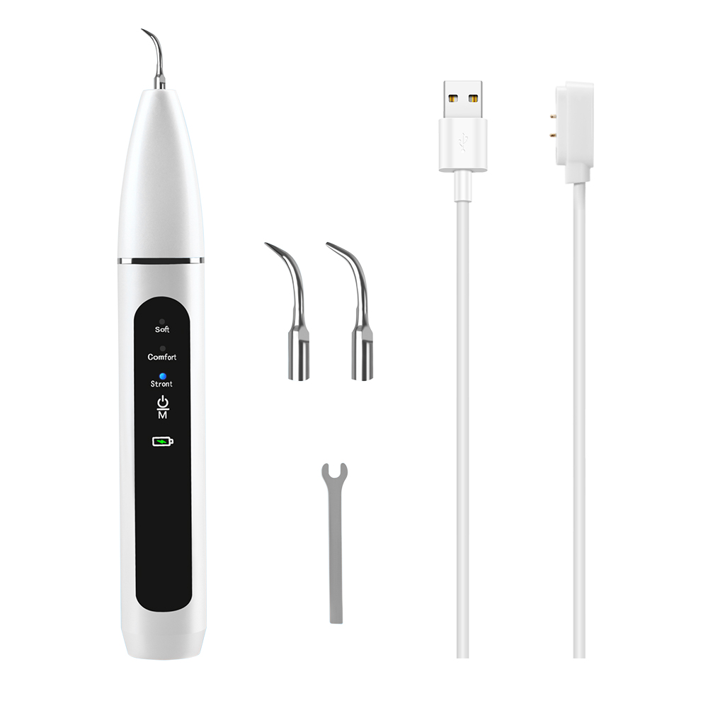 New 3 Modes Ultrasonic Tooth Cleaner Portable USB Rechargeable Removal of Calculus Waterproof Adults Teeth Whitening Household