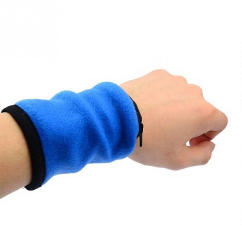 Outdoor Wrist Zipper Wallet Running Arm Pouch Bag For MP3 Key Card Storage Bag Case Badminton Basketball Wristband Sweatband