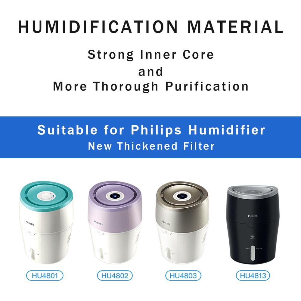 Air Humidifier filters Parts Filter bacteria scale Humidifier for Philips HU4801 HU4802 HU4803 HU4811 HU4813 high quality