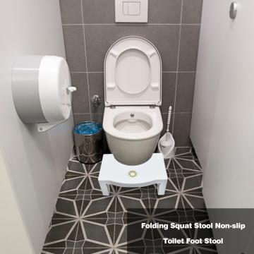 Folding Bathroom Toilet Stool For Adults And Children Anti Constipation Squatting Pan Antiskid And Anti Falling Household Pedal