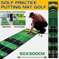 Golf Carpet Mini Putting Ball Pad Practice Mat Anti-Slip Indoor Outdoor Golf Green Practice Mat for Office Machine Washable