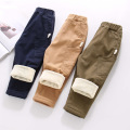 Boys Cargo Pants Winter Thick Warm Children Trousers Boys Clothes Casual Kids Pants Winter Pantalones 2-8 Years