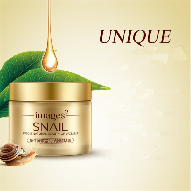 IMAGES Face Care Essence Nutrition Snail Cream Moisturizing Anti-Aging Anti Wrinkle Day Snail Face Cream