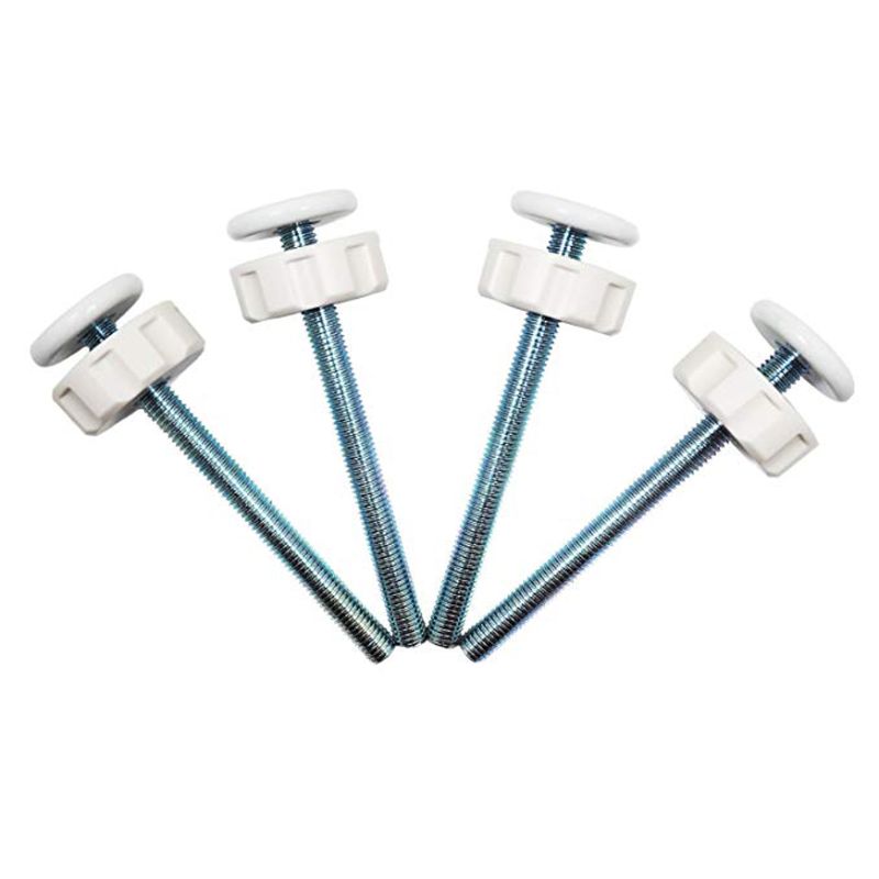 4pcs Pressure Baby Gate Screw Bolts Threaded Spindle Rods Walk Thru Gates M10