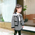 2020 Girls Classic Plaid Clothing Set Cardigan Jackets+skirts Baby Girl Kids Elegant 2pcs Suits Children Autumn Clothes Outfits