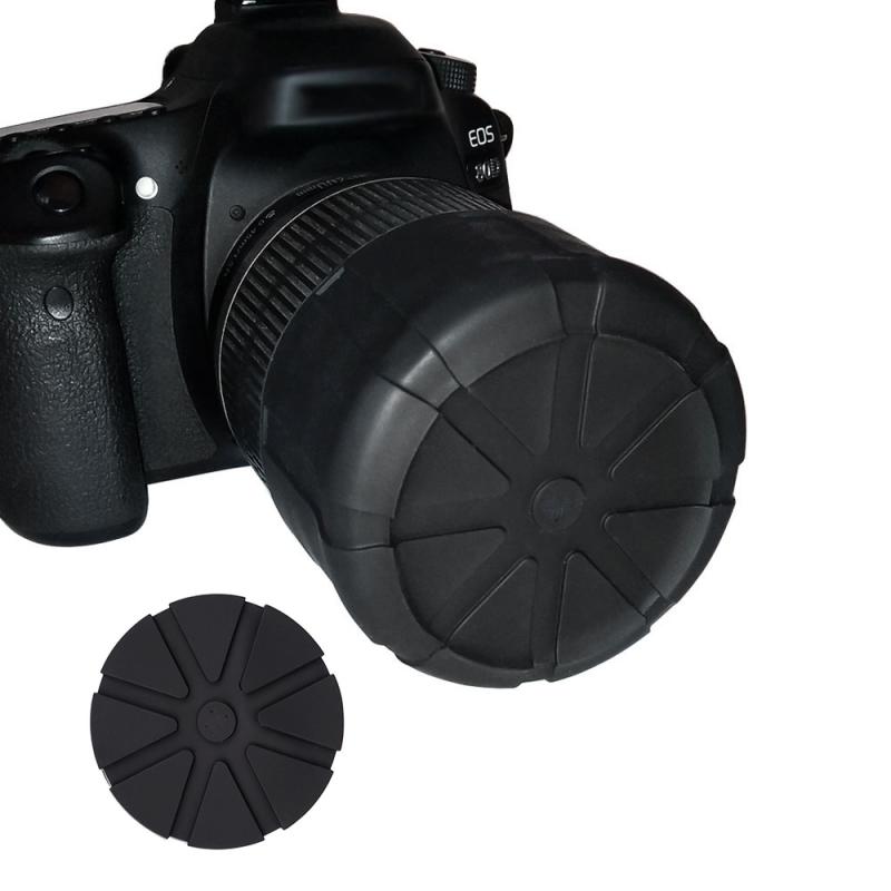 Camera Lens Cap Holder Cover Camera Silicone Lens Sleeve For Canon Nikon Cap Cover Lens Cap