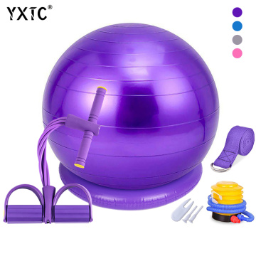 Yoga Ball Chair 55cm 65cm,Exercise Ball & Stability Ring,For power,Balance,Pilates or Birthing Therapy.Use at Office,Gym or Home