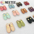 Meetee 10pcs 13X34mm Luggage Side Clamp Leather Buckle Bag Strap Hang Hook DIY Zipper Puller Manual Purse Sewing Accessories