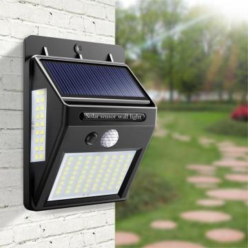 100LEDs Rechargeable Solar LED Light Wireless Motion Sensor Spotlight Outdoor Waterproof Emergency Wall Lamp Garden Street Light