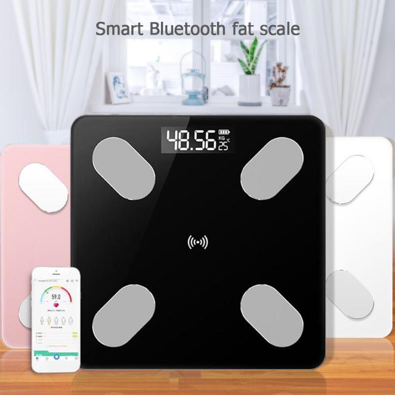 0.1kg -180kg Bathroom Scales Body Fat Scale LCD Digital Smart Voice Bluetooth APP Electronic Scales Body Composition Analyzer