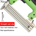 Electric Nailer And Stapler Woodworking Tools Furniture Staple Gun With Staples Nails Carpentry220V 1800W Electric Power Tools