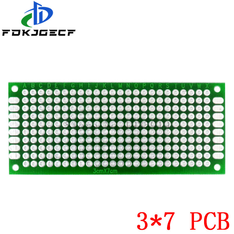 4pcs 5x7 4x6 3x7 2x8 cm 5*7 4*6 3*7 2*8 double Side Copper prototype pcb Universal Board Cave plate Circuit board For Arduino