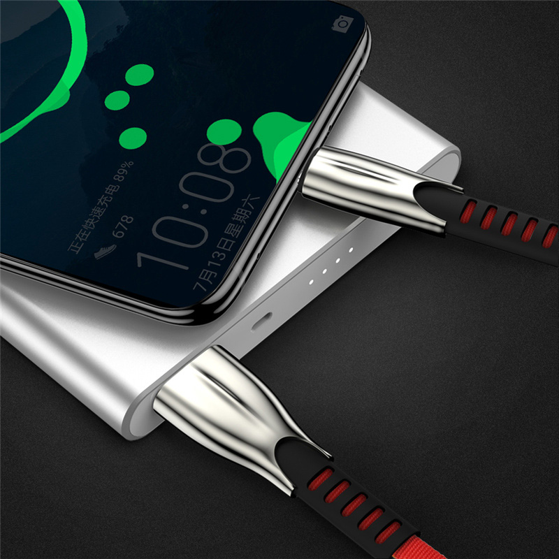 Fast Charging Super Charger 5A Type-C Phone Cable For Samsung S20 S9 S8 Xiaomi Huawei P30 Pro Fast Charging QC 3.0 Car Charger