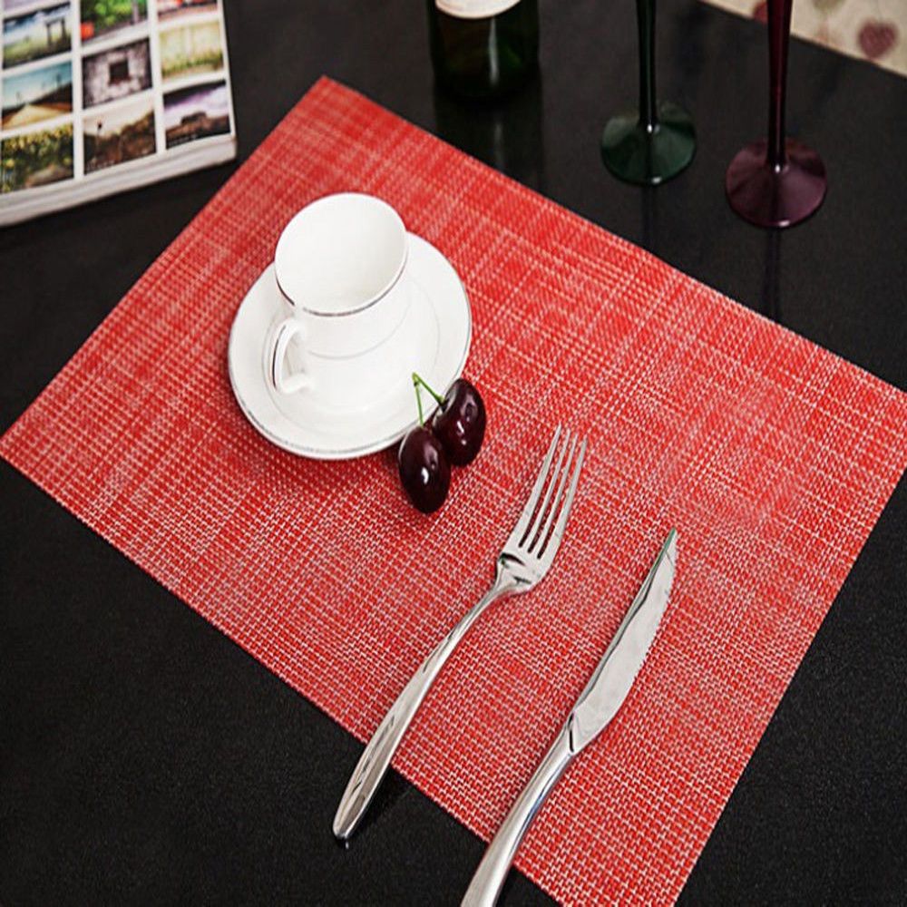Simple insulation pad European placemat creative waterproof non-slip western food mat anti-scalding bowl mat table mat Home Deco
