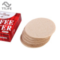 Wood Pulp Round Professional Dripper 100pc/Pack for Coffee Tea Strainer Tools