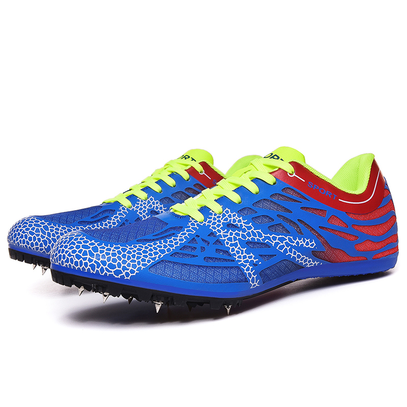 Spikes Running Shoes for Men Women Track & Field Running Sneakers Breathable Sprint Shoes for Boys Girls Sport Shoes With Spikes