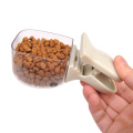 Cute Pet Food Spoon Measuring Cup Multifunction Food Bag Sealing Clip Pet Cat Dog Food Snack Feeding Cup Scoop Water Bowl
