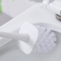 Wall Hanging Toilet Brush Wall-mounted Bathroom Toilet Brush Holder Set Clean Tool with Perforated Storage Base
