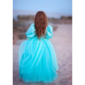 NEW Fancy Little Mermaid Dress for Girls Princess Jasmine Dress Kids Birthday Party Ball Gown Tangled Rapunzel Children Clothing