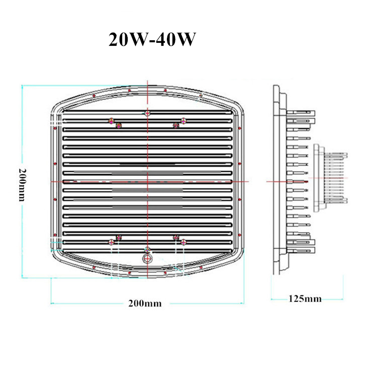 ATEX UL IECEx explosion proof LED highbay light 80w class 1 zone 2 explosion proof light AC100V-277V UL DLC LED flood light