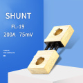 1pcs FL-19B Shunt 200A 75mV Welding Machine Brass Resistor DC Shunts For Current Analogue Panel Meter