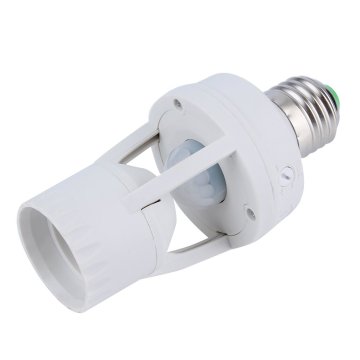 Hot AC 110-220V 360 Degrees PIR Induction Motion Sensor IR infrared Human E27 Plug Socket Switch Base Led Bulb light Lamp Holder