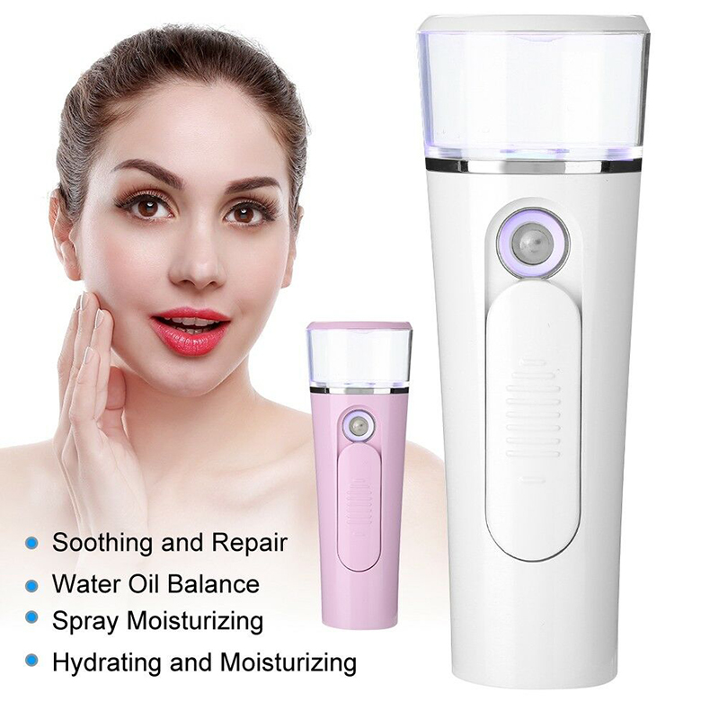 Portable Face Spray Bottle Nano Mister Facial Hair Steamer Mist sprayer Water Moisturizing Hydrating Face steamer machine
