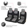 1+2 Seat Covers Gray Car Seat Cover Truck Interior Accessories for Renault Peugeot Opel Vivaro, Fit Universal Transporter/Van